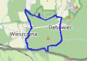Kraska, Trupina i Wieszczyna - mapa trasy gps - marsz