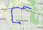 Trasa z dnia 2019-03-09 21:11 - mapa trasy gps - bieganie