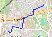 Trasa z dnia 2019-03-04 06:41 - mapa trasy gps - marsz