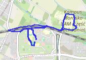 Trasa z dnia 2019-03-14 15:25 - mapa trasy gps - bieganie