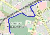 Trasa z dnia 2019-02-24 17:45 - mapa trasy gps - rower miejski