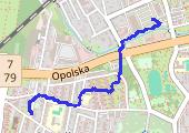 Trasa z dnia 2019-03-13 15:17 - mapa trasy gps - marsz
