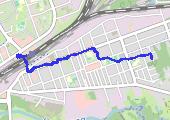 Trasa z dnia 2019-03-16 18:17 - mapa trasy gps - marsz