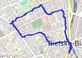 2019-03-13_Marsz_Bielsko - mapa trasy gps - marsz