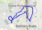 2019-03-16_Marsz_Bielsko - mapa trasy gps - marsz