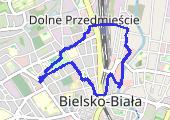 2019-03-18_Marsz_Bielsko - mapa trasy gps - marsz