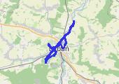 Trasa z dnia 2019-03-23 15:29 - mapa trasy gps - rower górski