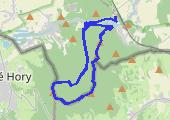 Sprzątanie szlaków na Biskupiej Kopie - mapa trasy gps - marsz