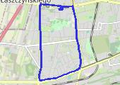 Trasa z dnia 2019-03-27 22:43 - mapa trasy gps - bieganie