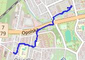 Trasa z dnia 2019-03-25 07:04 - mapa trasy gps - marsz