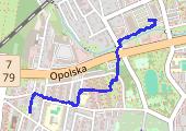 Trasa z dnia 2019-03-28 15:08 - mapa trasy gps - marsz