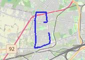 Trasa z dnia 2019-03-31 22:35 - mapa trasy gps - bieganie
