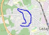 Trasa z dnia 2019-04-01 19:54 - mapa trasy gps - spacer