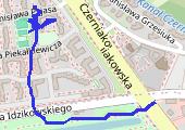 Trasa z dnia 2019-04-05 10:46 - mapa trasy gps - marsz