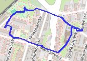 Trasa z dnia 2019-04-07 18:59 - mapa trasy gps - marsz