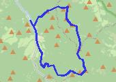 Lasumiła - mapa trasy gps - wędrówka