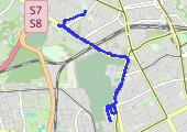 Trasa z dnia 2019-04-14 00:11 - mapa trasy gps - rower miejski