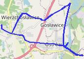  Podgórze Bocheńskie - Płaskowyż Tarnowski 2019-04-14 - mapa trasy gps - rower górski