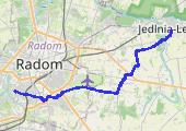 Trasa z dnia 2019-04-18 07:34 - mapa trasy gps - rower szosowy