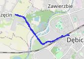 Trasa z dnia 2019-04-22 07:40 - mapa trasy gps - marsz