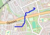 Trasa z dnia 2019-04-25 15:23 - mapa trasy gps - marsz