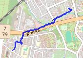 Trasa z dnia 2019-04-25 06:46 - mapa trasy gps - marsz