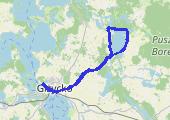 Trasa z dnia 2013-07-21 18:17 - mapa trasy gps - rower szosowy