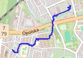 Trasa z dnia 2019-04-29 15:01 - mapa trasy gps - marsz
