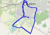 Trasa z dnia 2013-07-21 20:29 - mapa trasy gps - rower miejski