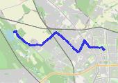 Trasa z dnia 2019-05-05 15:28 - mapa trasy gps - rower szosowy