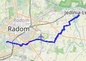 Trasa z dnia 2019-04-17 17:25 - mapa trasy gps - rower szosowy