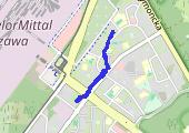 Trasa z dnia 2019-05-06 12:41 - mapa trasy gps - spacer