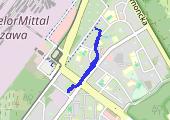Trasa z dnia 2019-04-18 17:43 - mapa trasy gps - spacer