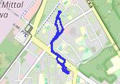 Trasa z dnia 2019-04-16 14:27 - mapa trasy gps - spacer