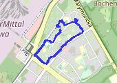 Trasa z dnia 2019-04-14 22:44 - mapa trasy gps - spacer