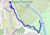 Trasa z dnia 2019-04-13 19:52 - mapa trasy gps - spacer