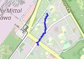 Trasa z dnia 2019-04-12 20:45 - mapa trasy gps - spacer