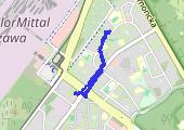 Trasa z dnia 2019-04-06 22:00 - mapa trasy gps - spacer