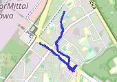 Trasa z dnia 2019-03-01 13:47 - mapa trasy gps - spacer