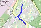 Trasa z dnia 2019-03-07 13:20 - mapa trasy gps - spacer
