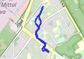 Trasa z dnia 2019-03-08 13:29 - mapa trasy gps - spacer