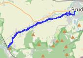 Trasa z dnia 2019-05-17 20:08 - mapa trasy gps - rower górski