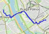 Trasa z dnia 2019-05-19 18:12 - mapa trasy gps - rower miejski