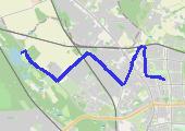 Trasa z dnia 2019-05-20 18:00 - mapa trasy gps - rower szosowy