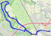 Trasa z dnia 2019-05-25 18:03 - mapa trasy gps - rower górski