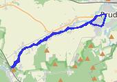 Moszczanka - mapa trasy gps - rower górski