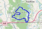 Podgórze Bocheńskie - lasy Wierzchosławicko Radłowskie 2019-05-26 - mapa trasy gps - rower górski