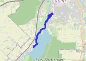 9k w tym 4x 500m w 4:30 - mapa trasy gps - bieganie