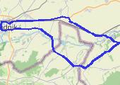 Osoblaha, Pomorzowice i Racławice Śląskie - mapa trasy gps - rower górski