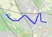 Trasa z dnia 2019-06-03 17:40 - mapa trasy gps - rower trekkingowy